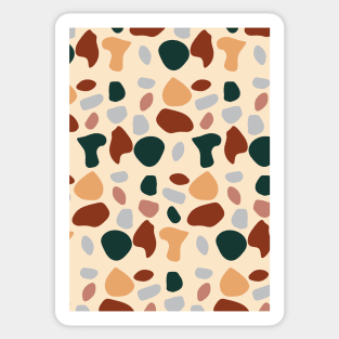 Abstract Shapes, Boho, Pattern, Organic Shapes Sticker